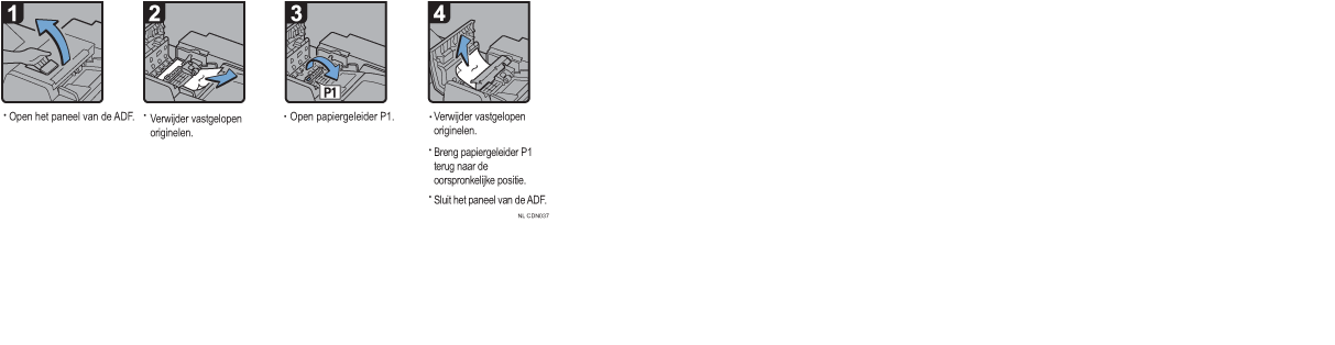 Schermafbeelding bedieningsprocedure