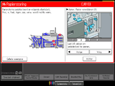 Schermafbeelding bedieningspaneel