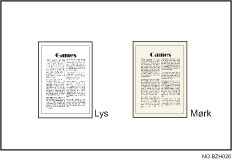 Illustrasjon av justering av bildekvaliteter