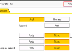 Illustrasjon av brukerpanel