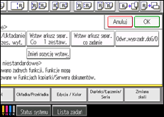 Ilustracja ekranu panela operacyjnego