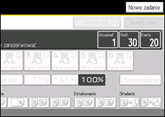 Ilustracja ekranu panela operacyjnego