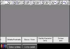 Ilustracja ekranu panela operacyjnego