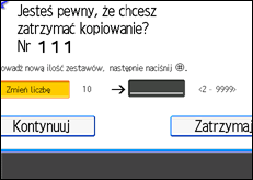 Ilustracja ekranu panela operacyjnego