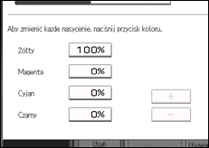 Ilustracja ekranu panela operacyjnego