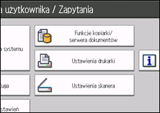 Ilustracja ekranu panela operacyjnego