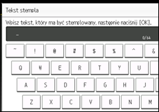 Ilustracja ekranu panela operacyjnego