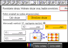 Ilustracja ekranu panela operacyjnego