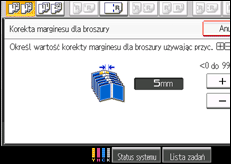 Ilustracja ekranu panela operacyjnego