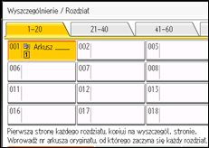 Ilustracja ekranu panela operacyjnego