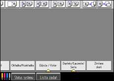 Ilustracja ekranu panela operacyjnego