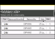 Ilustracja ekranu panela operacyjnego