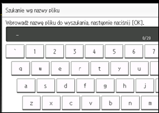 Ilustracja ekranu panela operacyjnego