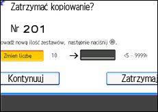 Ilustracja ekranu panela operacyjnego