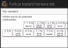 Ilustracja ekranu panela operacyjnego