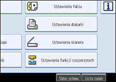 ilustracja ekranu panela operacyjnego
