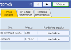 ilustracja ekranu panela operacyjnego