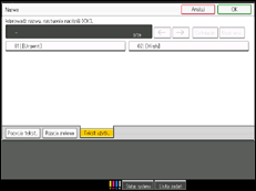 Ilustracja ekranu panela operacyjnego