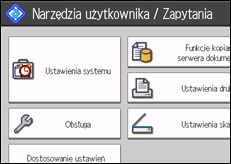 Ilustracja ekranu panelu operacyjnego