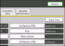 Ilustracja ekranu panelu operacyjnego