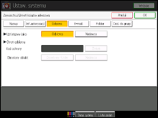 Ilustracja ekranu panela operacyjnego