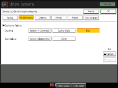 Ilustracja ekranu panelu operacyjnego