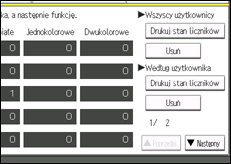 Ilustracja ekranu panela operacyjnego