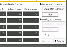 Ilustracja ekranu panela operacyjnego