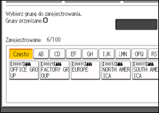 Ilustracja ekranu panela operacyjnego