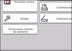 Ilustracja ekranu panela operacyjnego