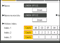 Ilustracja ekranu panela operacyjnego