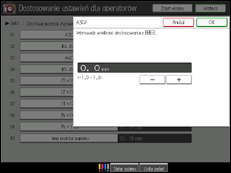 Ilustracja ekranu panela operacyjnego