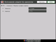 Ilustracja ekranu panela operacyjnego