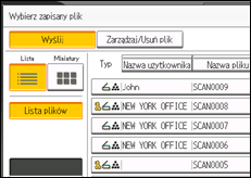 Ilustracja ekranu panela operacyjnego