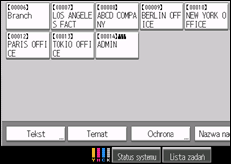 Ilustracja ekranu panela operacyjnego