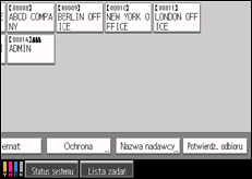 Ilustracja ekranu panela operacyjnego