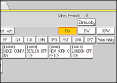 Ilustracja ekranu panela operacyjnego