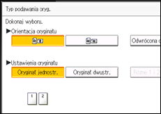 Ilustracja ekranu panela operacyjnego
