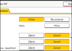 Ilustracja ekranu panela operacyjnego
