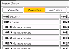 Ilustracja ekranu panela operacyjnego
