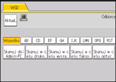 Ilustracja ekranu panela operacyjnego