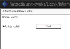 Ilustracja ekranu panela operacyjnego