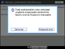 Ilustracja ekranu panela operacyjnego