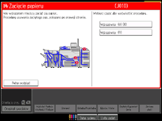 Ilustracja ekranu panela operacyjnego
