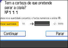 Ilustra&ccedil;&atilde;o do ecr&atilde; do painel de opera&ccedil;&atilde;o