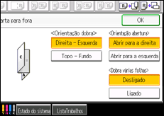 Ilustra&ccedil;&atilde;o do ecr&atilde; do painel de opera&ccedil;&atilde;o