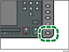 Иллюстрация клавиши упрощенного экрана