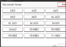 Bild av användarpanelens skärm
