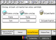 Bild av användarpanelens skärm