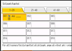 Bild av användarpanelens skärm